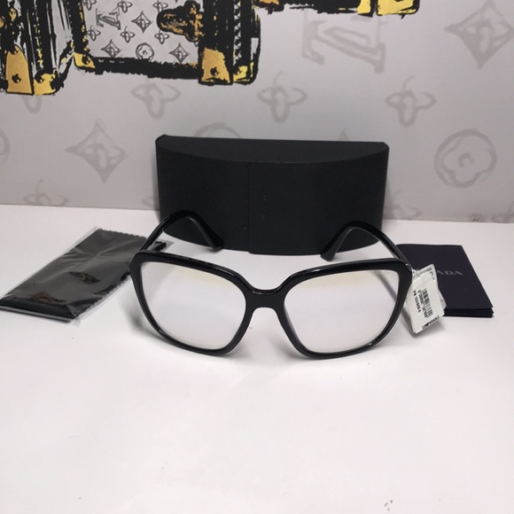 New Authentic Prada SPR 10V 1AB-09H Women’s Fashion Glasses – Black